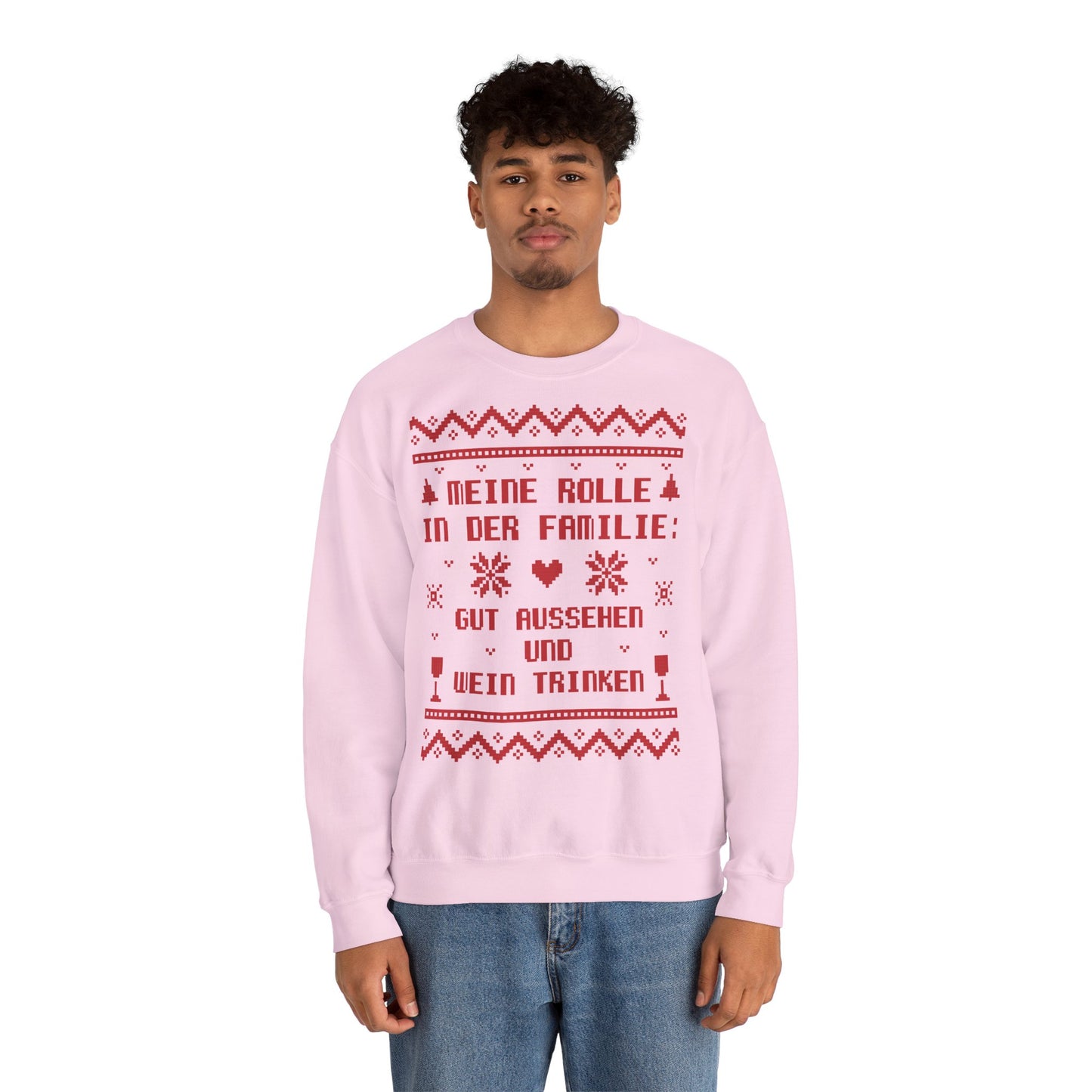 Meine Rolle in der Familie Pullover Wein