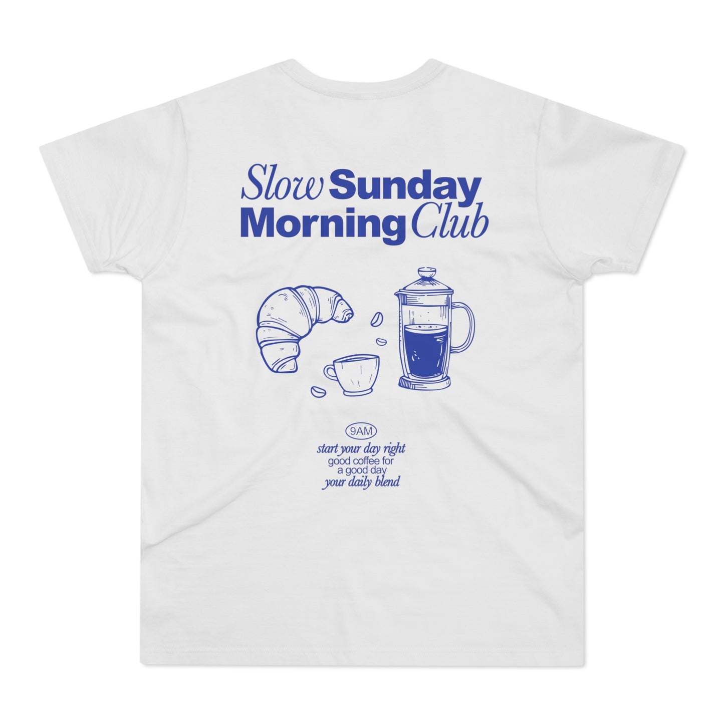 Coffee Lover Shirt Slow Sunday Morning Club