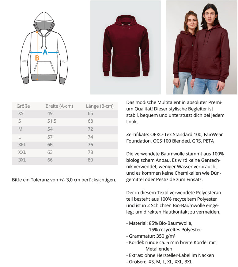 Ich bin nicht verantwortlich dafür Hoodie