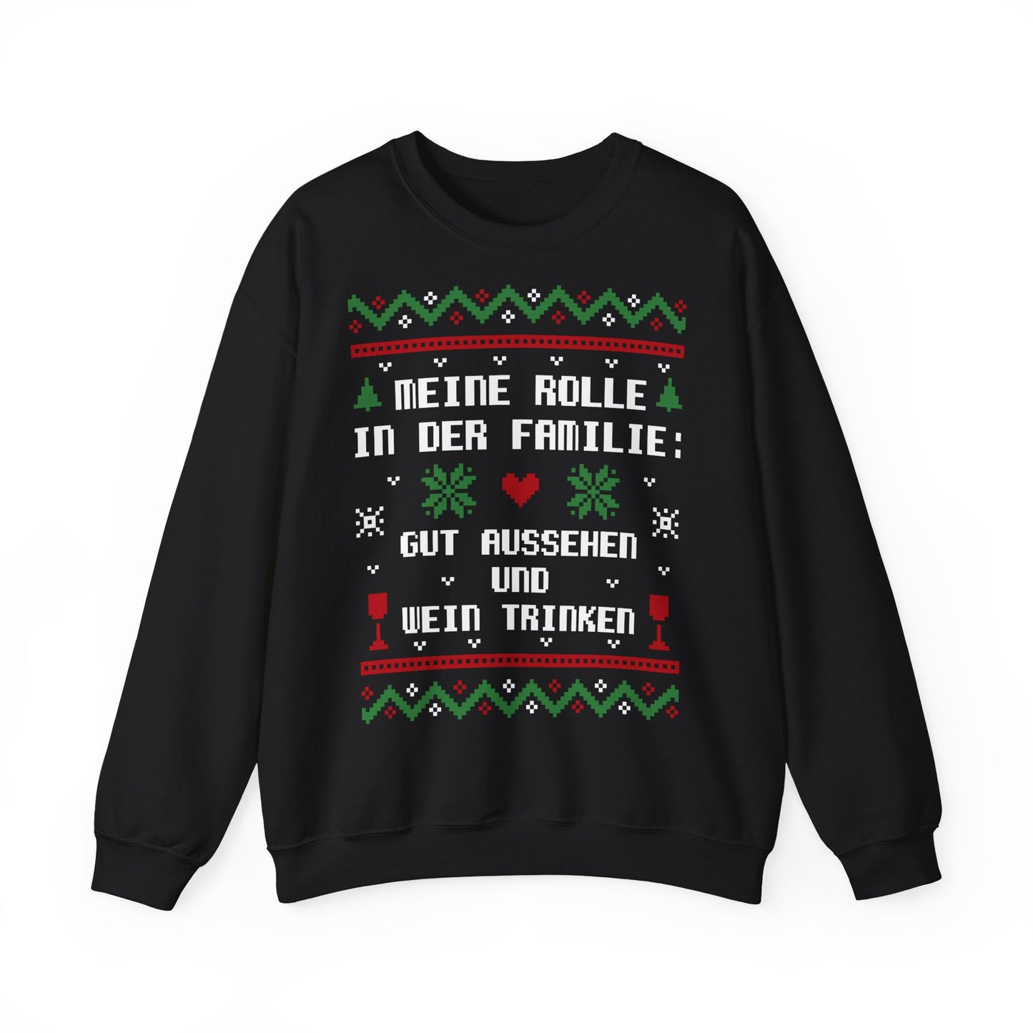 Meine Rolle in der Familie Pullover Wein