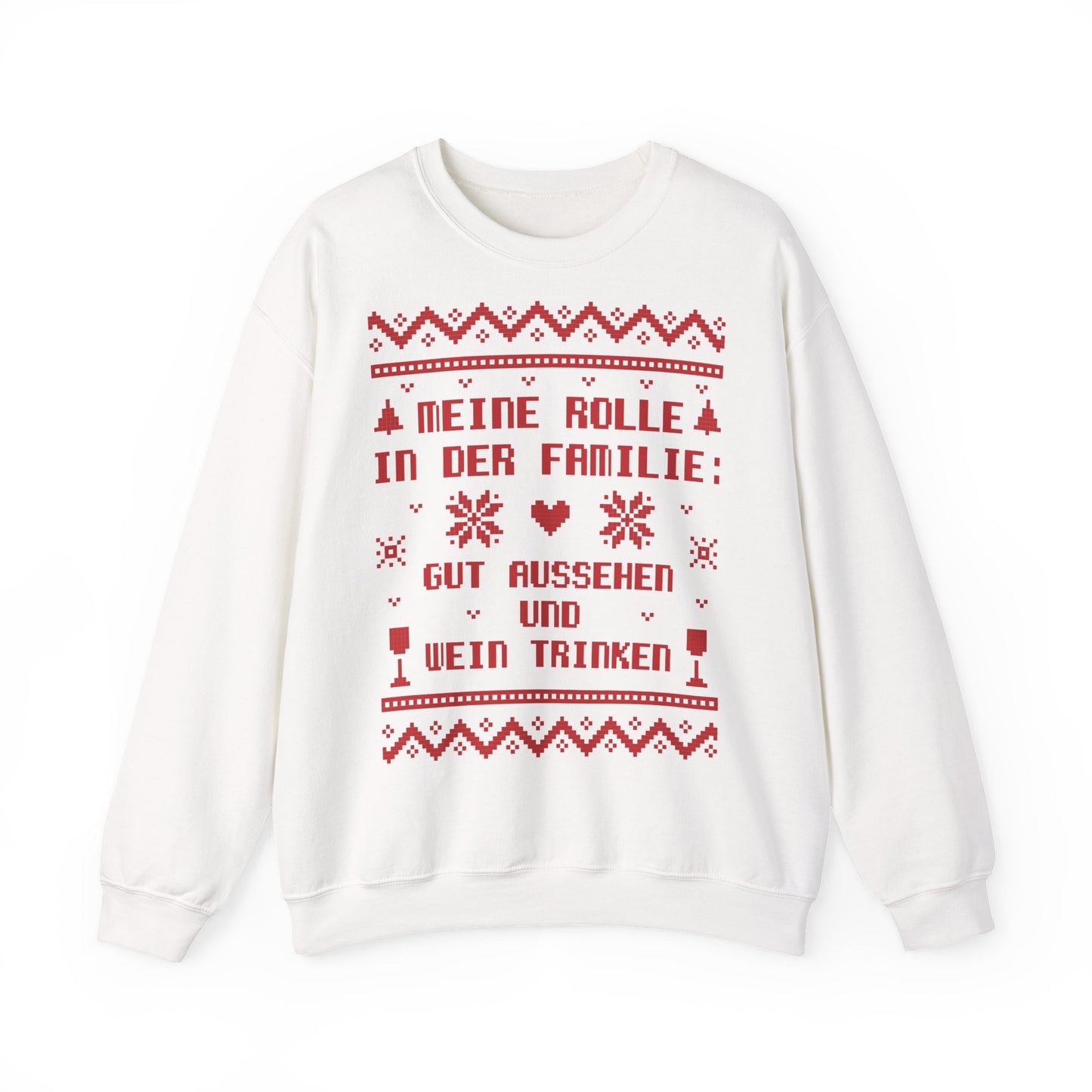 Meine Rolle in der Familie Pullover Wein