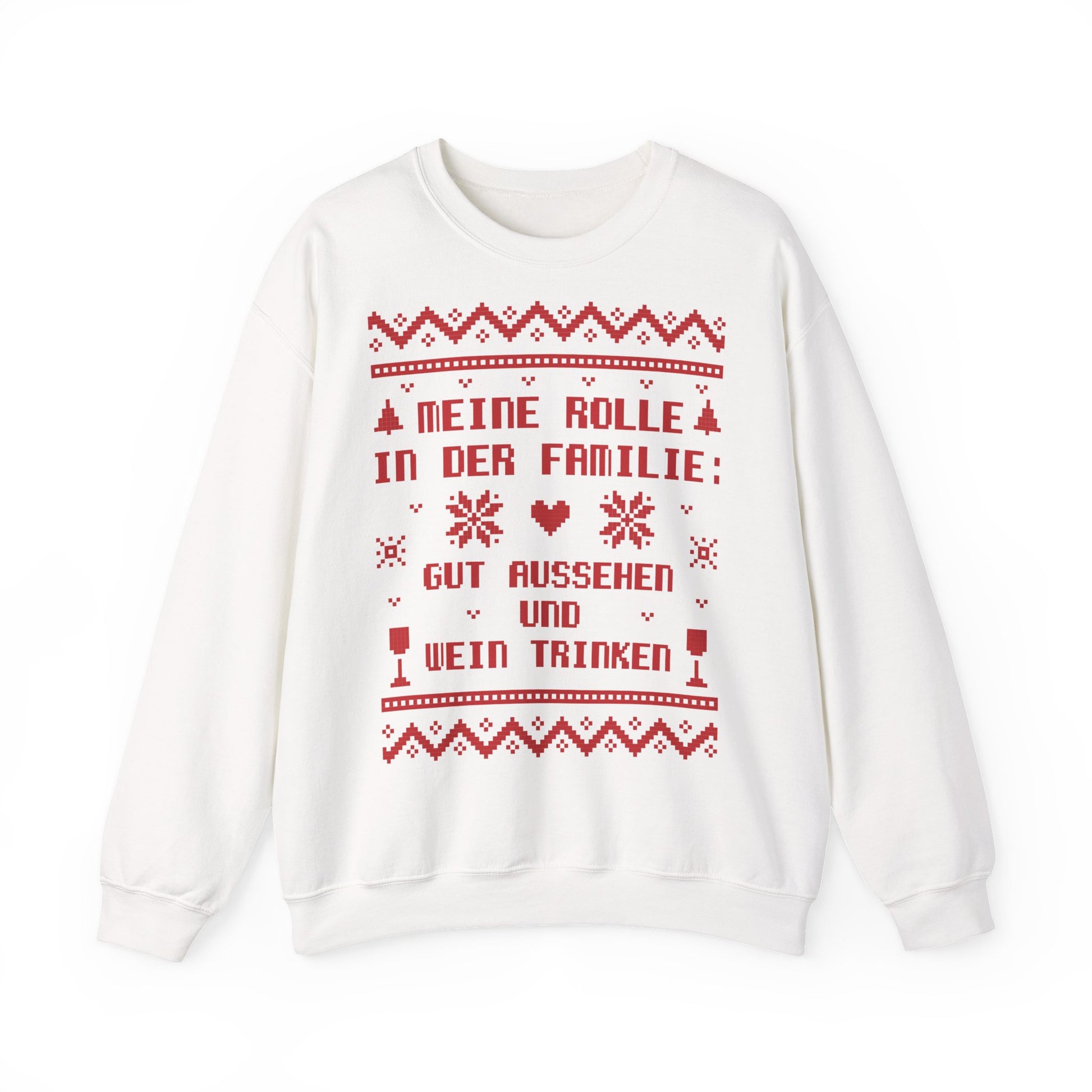 Meine Rolle in der Familie Pullover Wein