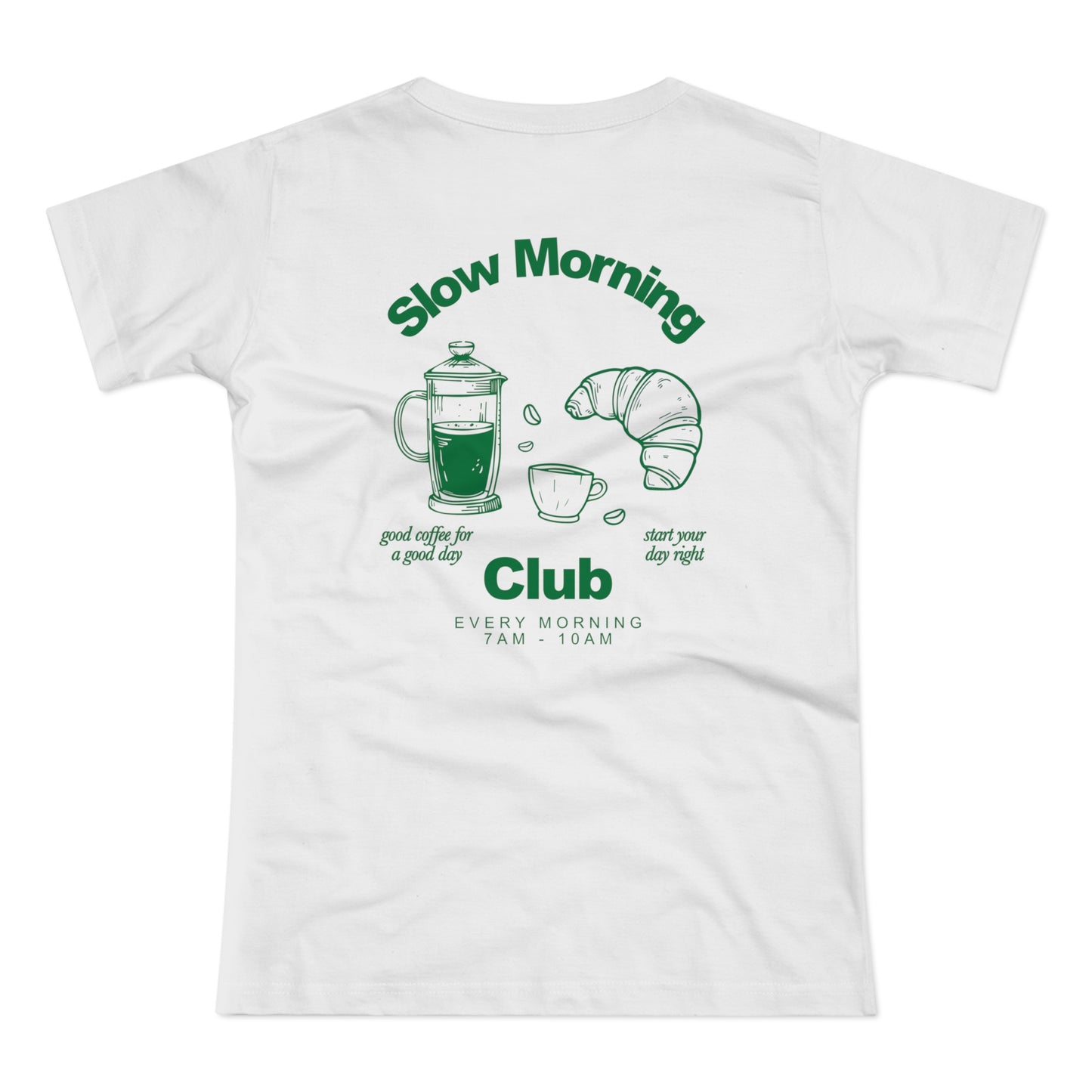 Coffee Breakfast Club Shirt Slow Morning Club