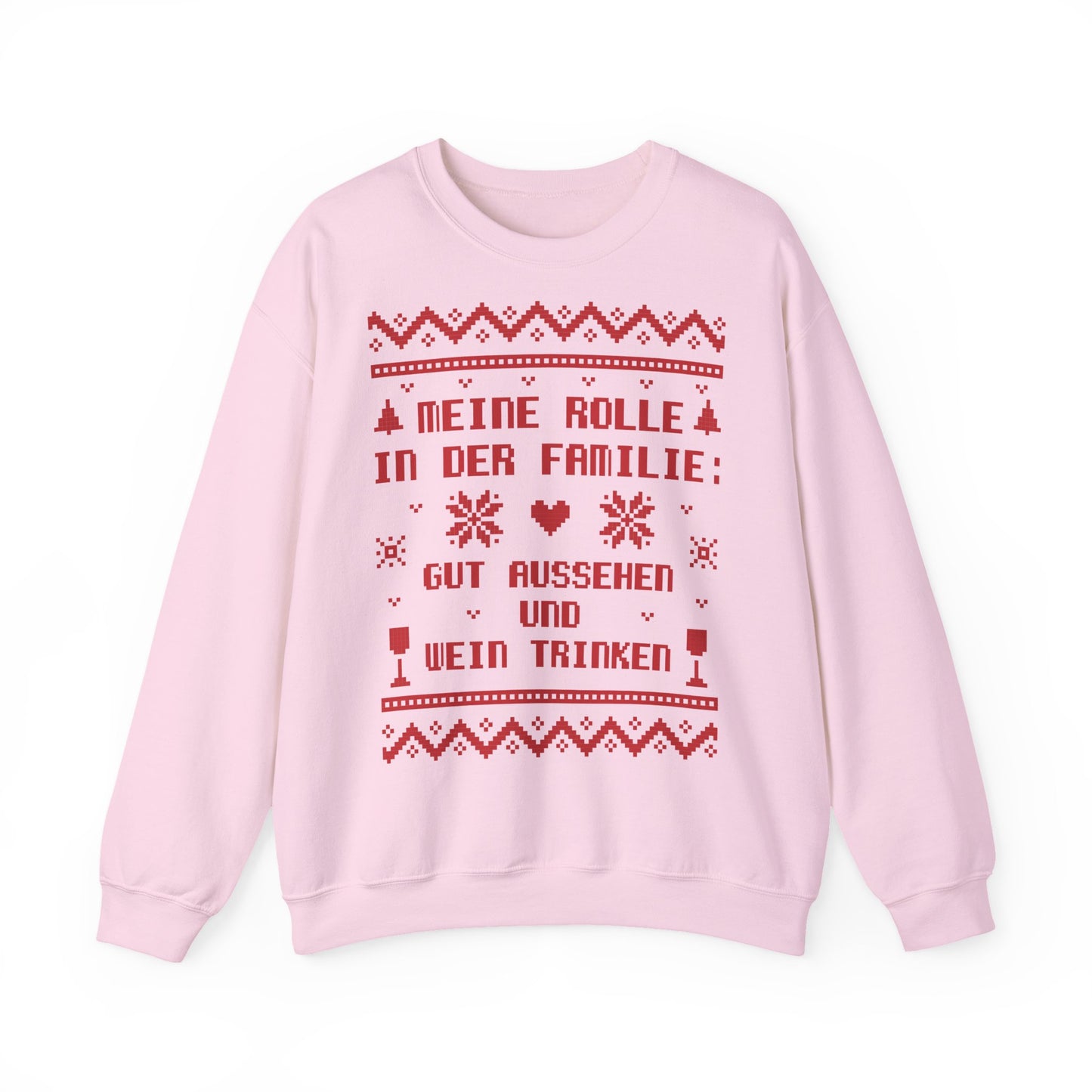 Meine Rolle in der Familie Pullover Wein