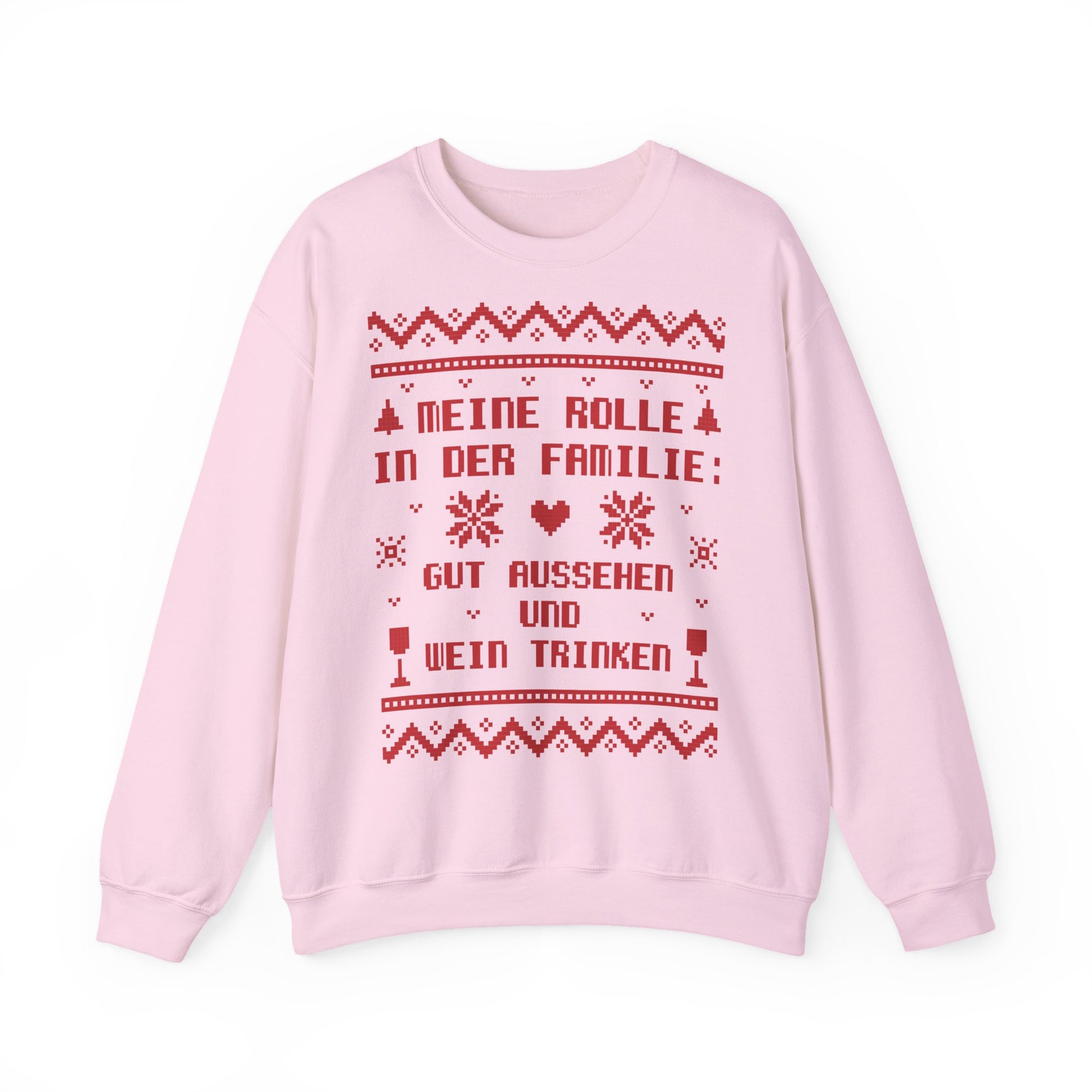 Meine Rolle in der Familie Pullover Wein