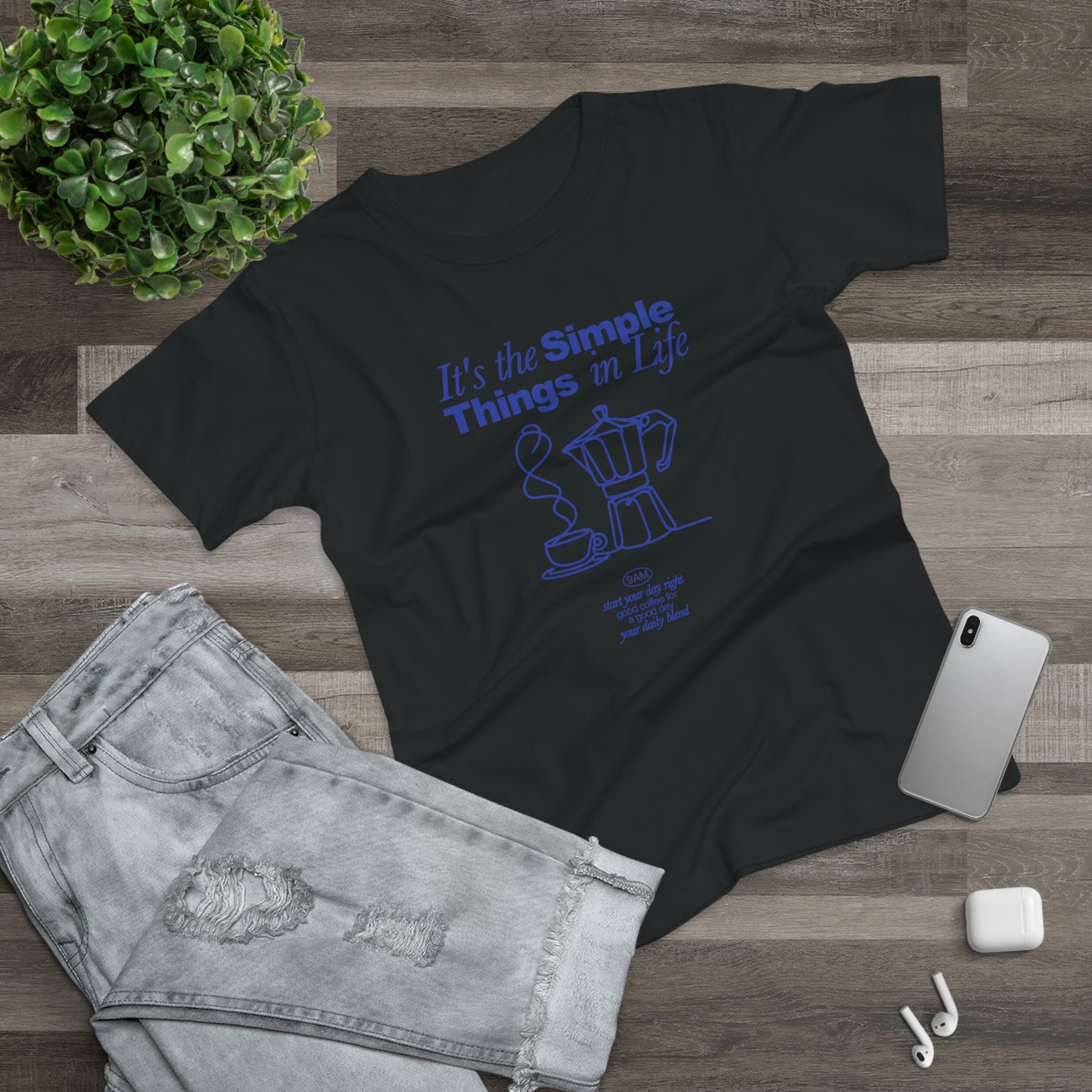 Simple Things in Life Coffee Shirt