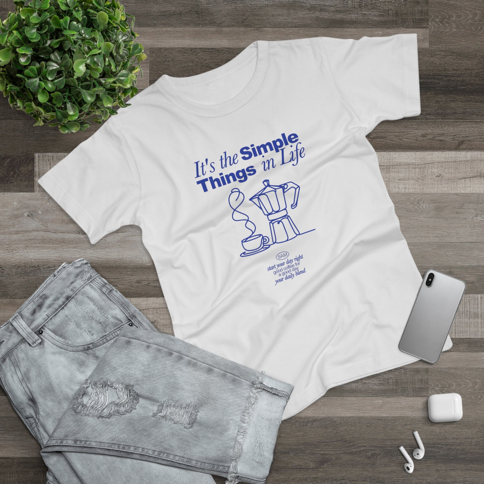 Simple Things in Life Coffee Shirt