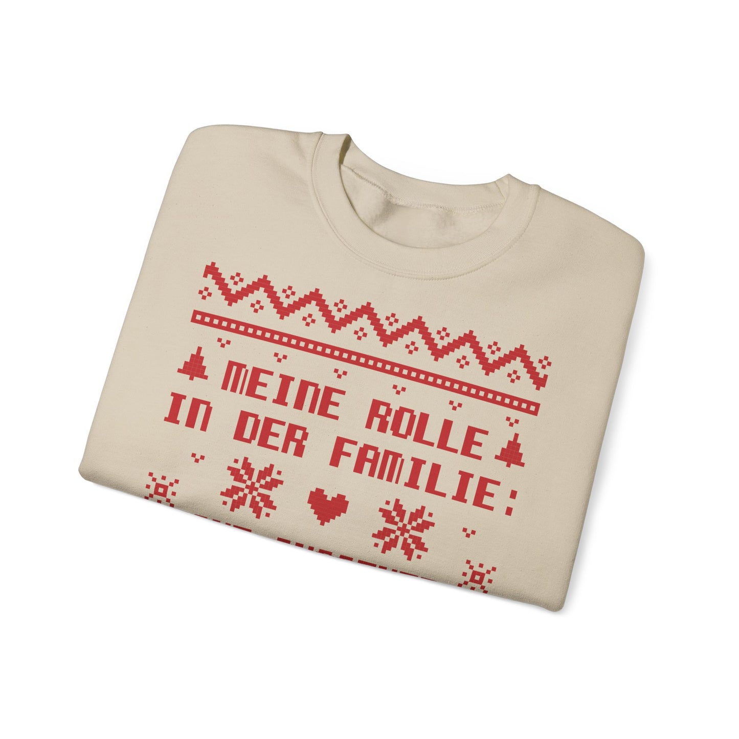 Meine Rolle in der Familie Pullover Wein