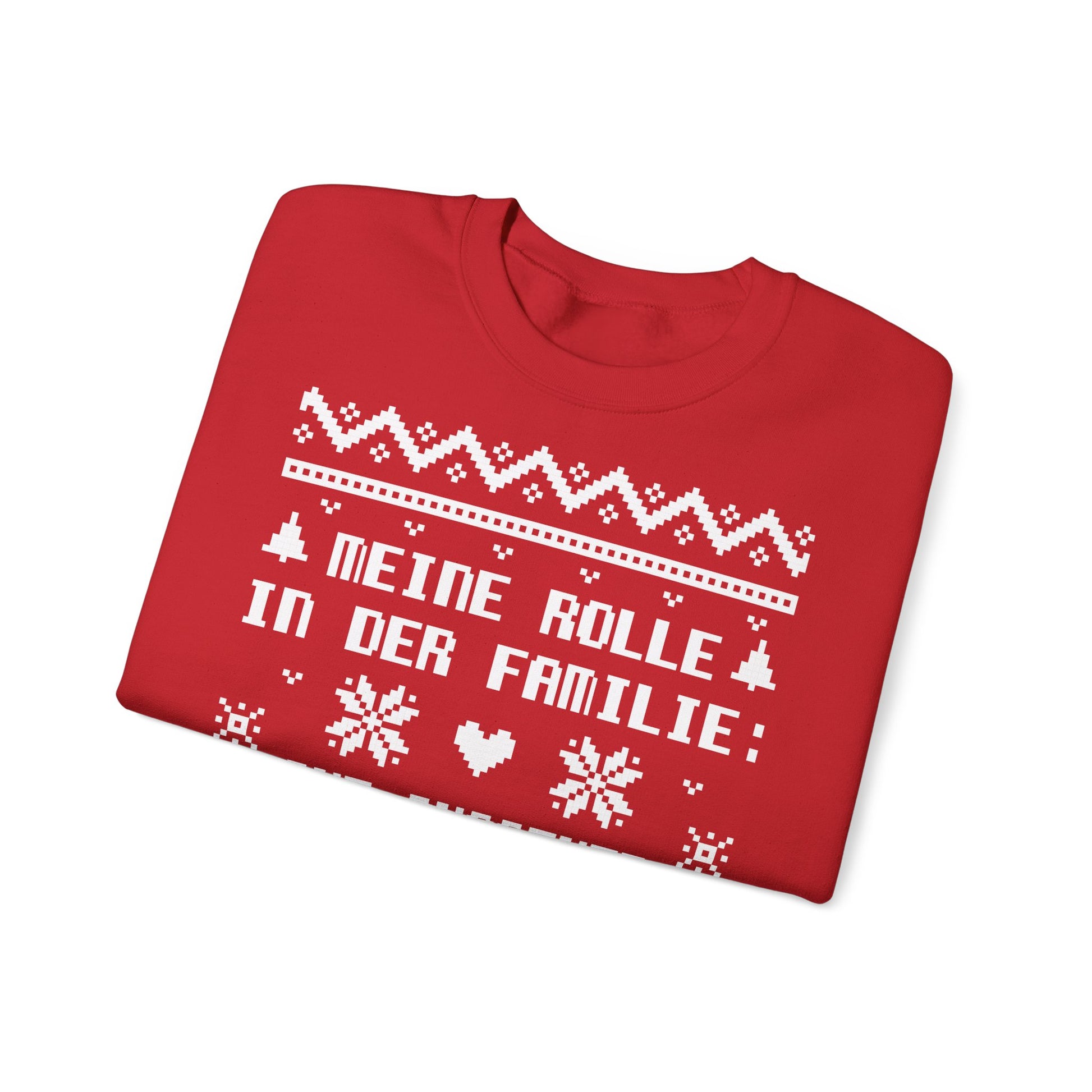 Meine Rolle in der Familie Pullover Wein