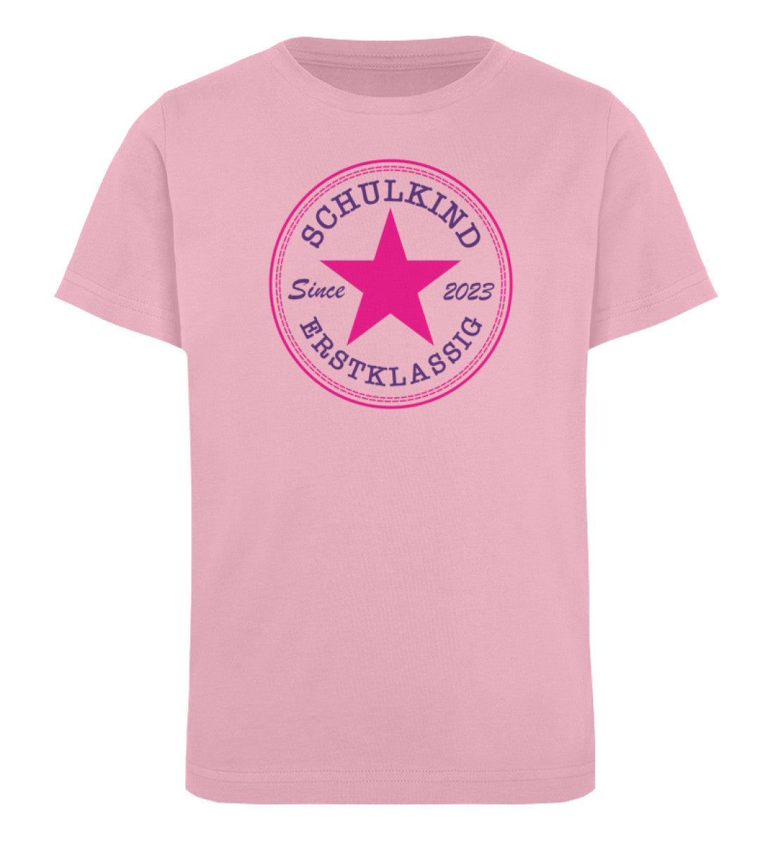 Schulkind Erstklassig Pink Violett Shirt