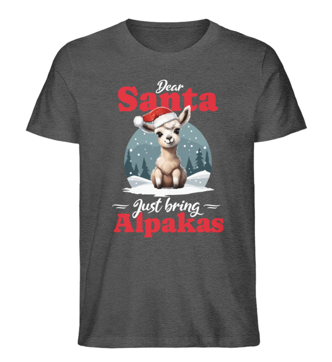 Alpaka Weihnachten Tshirt