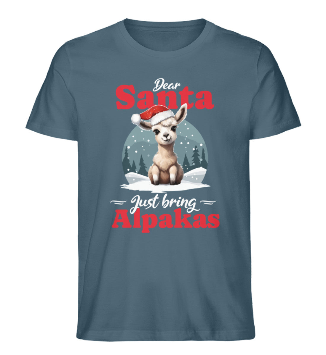 Alpaka Weihnachten Tshirt