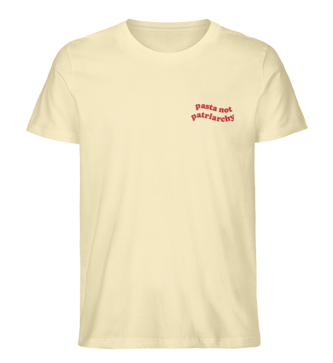 Pasta Not Patriarchy Minimalistic Shirt