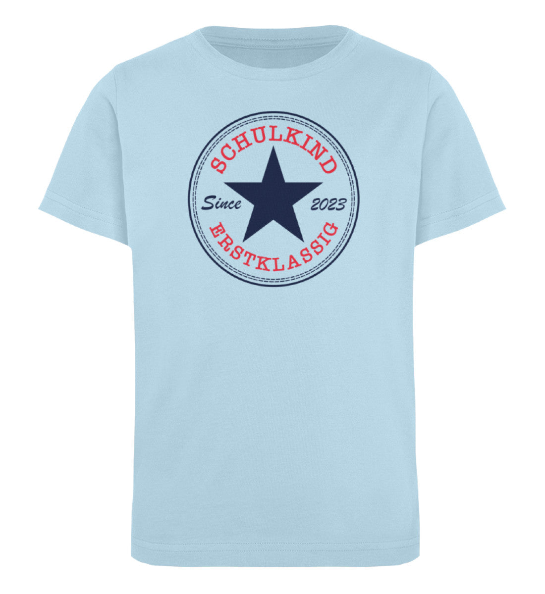 Schulkind Erstklassig Navy Red Shirt