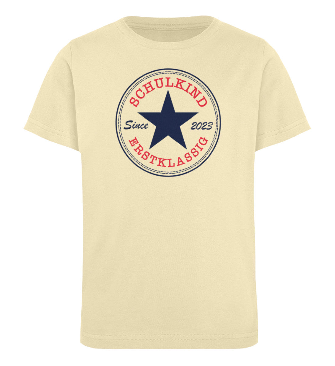 Schulkind Erstklassig Navy Red Shirt