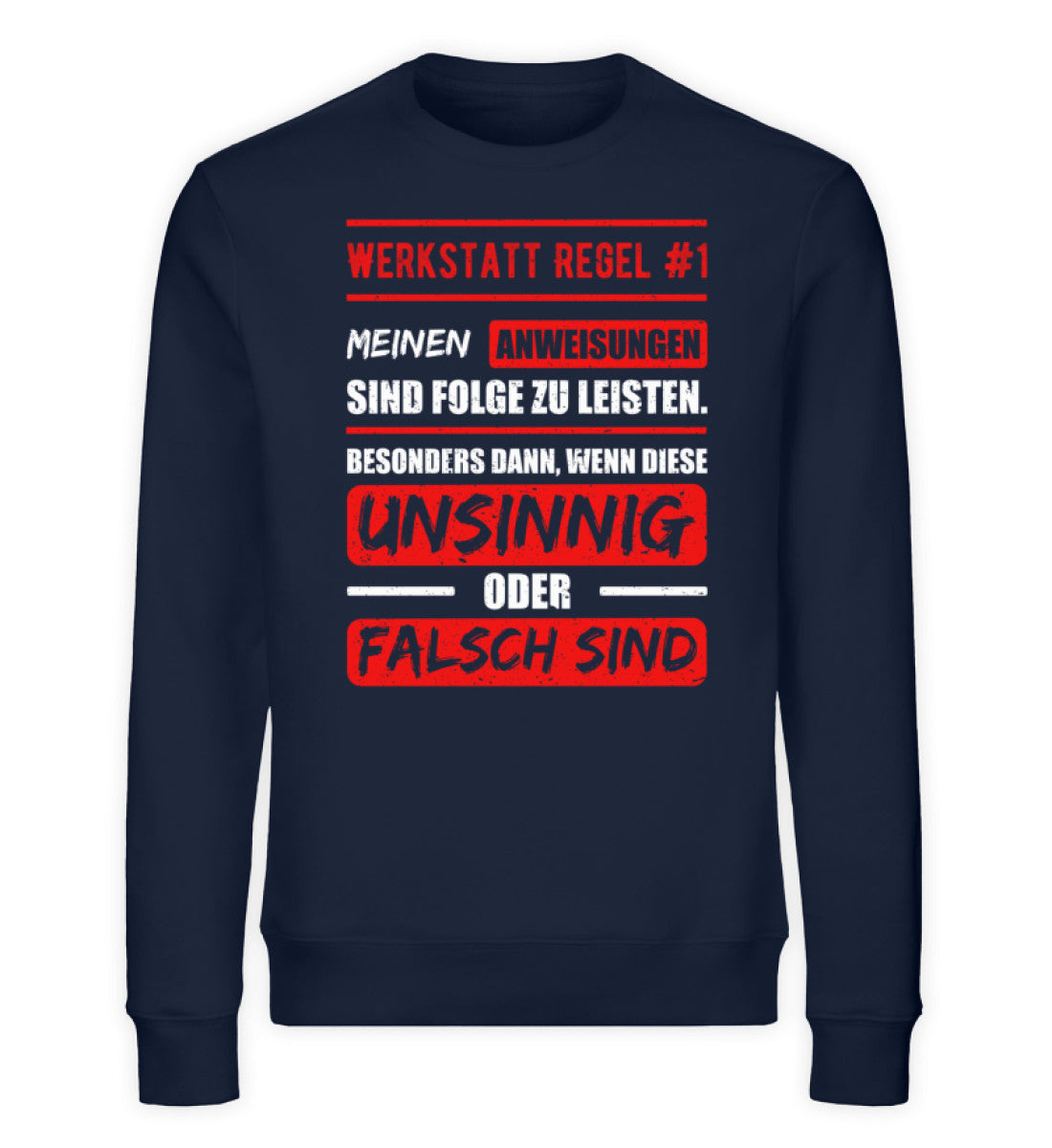 Unsinnigen Anweisungen Folge zu leisten
