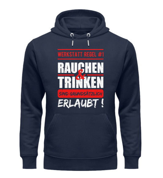 Rauchen und Trinken sind erlaubt Hoodie