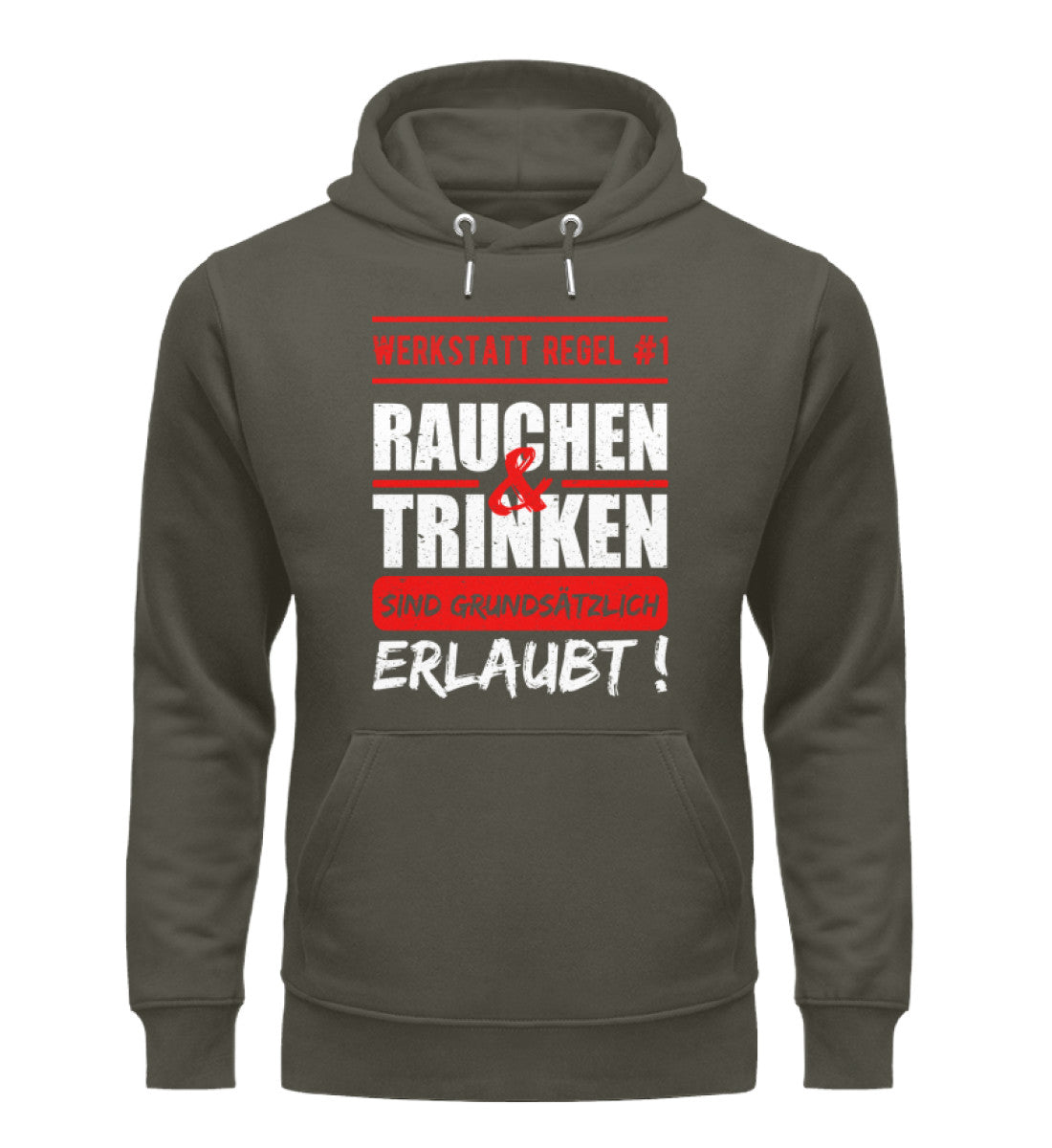 Rauchen und Trinken sind erlaubt Hoodie