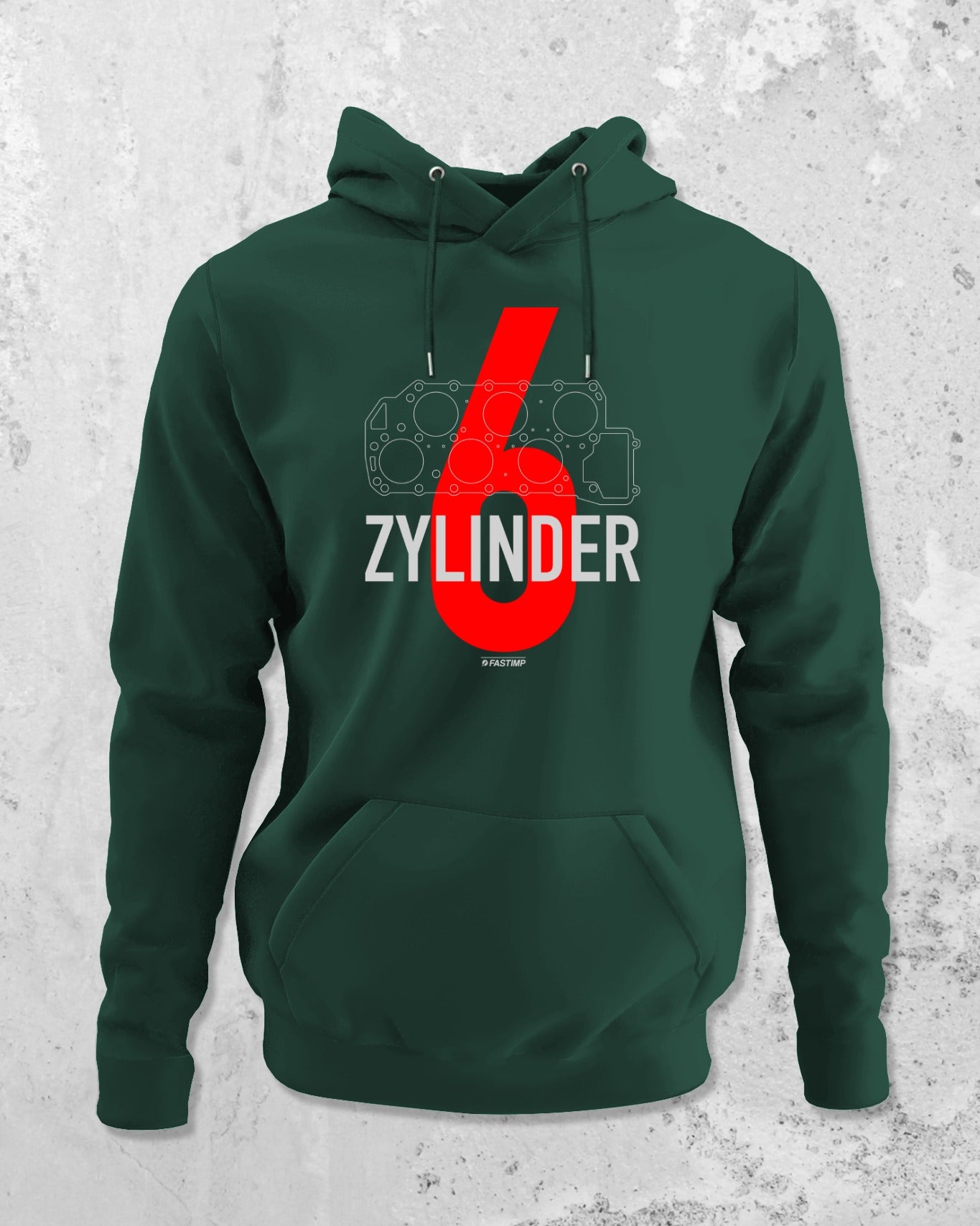 6 Zylinder Hoodie