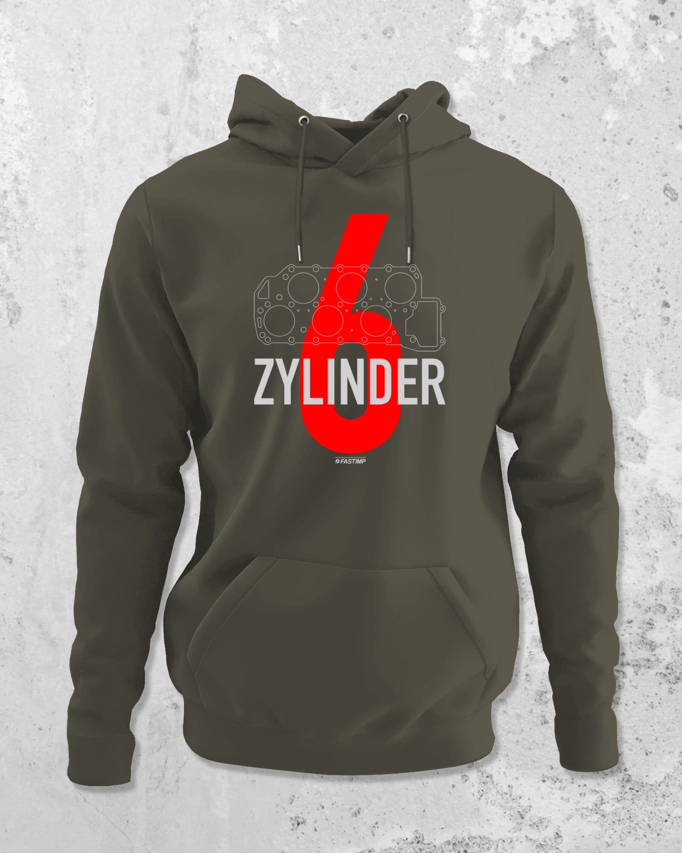 6 Zylinder Hoodie
