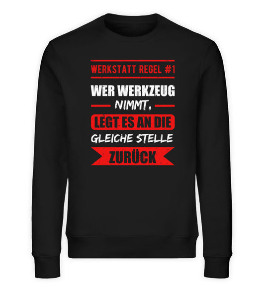 Wer Werkzeug nimmt, legt es zurück Sweater