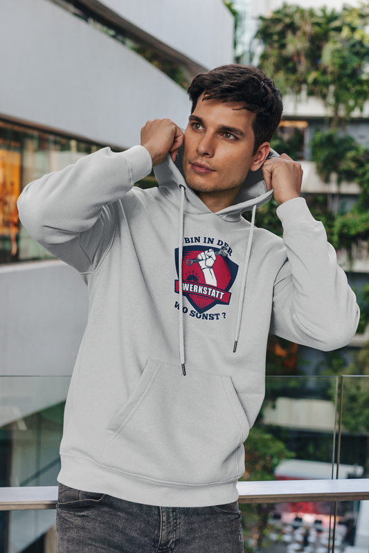 Bin in der Werkstatt, wo sonst? Hoodie