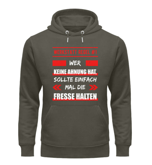Keine Ahnung, Fresse halten Hoodie