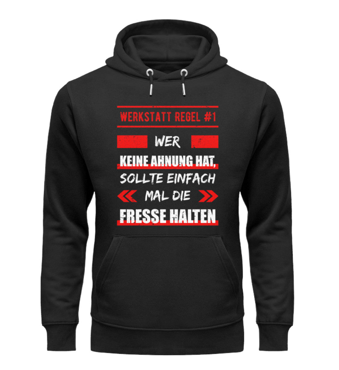 Keine Ahnung, Fresse halten Hoodie