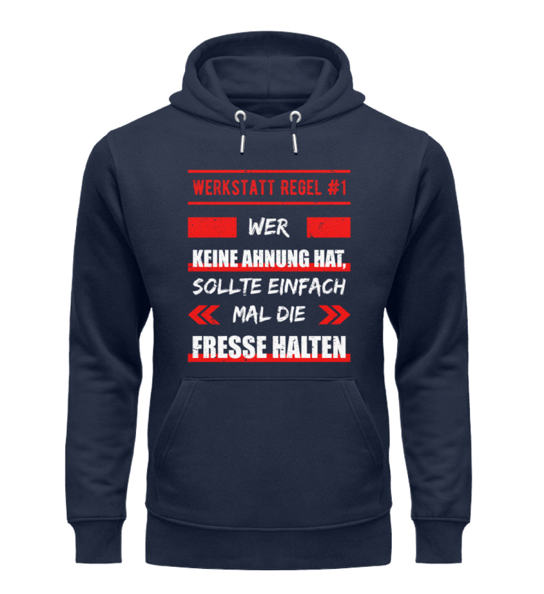Keine Ahnung, Fresse halten Hoodie
