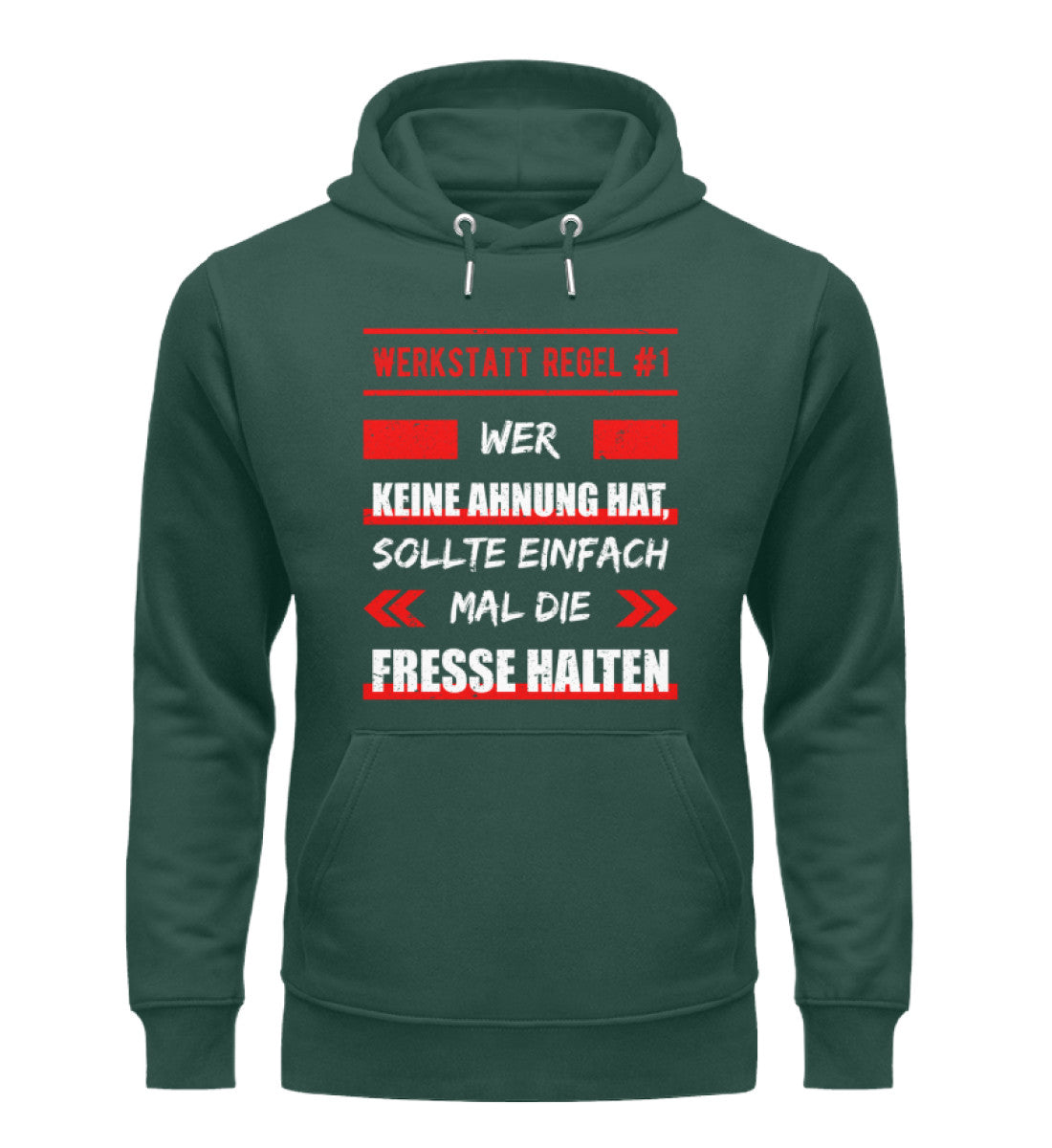 Keine Ahnung, Fresse halten Hoodie